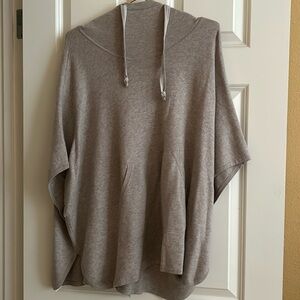 Kinross cashmere sweater with kangaroo pocket